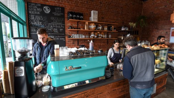 Clean machine: inside the converted butcher's shop.