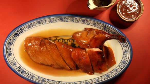 Cantonese roast duck is done well.