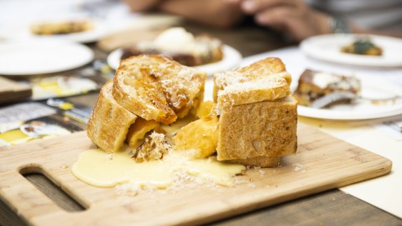 Watch chefs battle it out to create the ultimate toastie at the Say Cheese Festival.