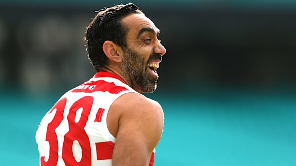 "Adam Goodes wants to look you in the eye and talk about who we really are and where we're really at."