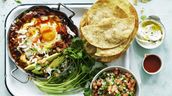 Mexican brunch: Huevos rancheros.