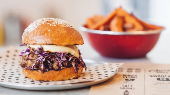 Warren Turnbull's booming Chur Burger has opened at the sprawling Rooty Hill RSL complex.