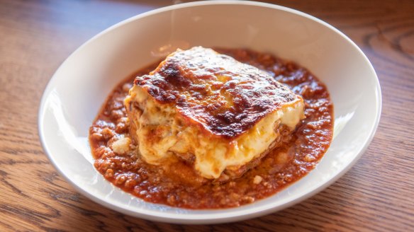 The signature lasagne is a "goddamn wonder". 