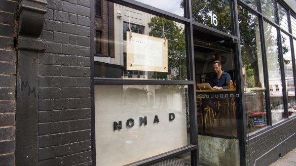 Nomad's shopfront before the fire.