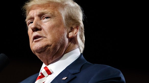 Donald Trump says he's not going anywhere. 