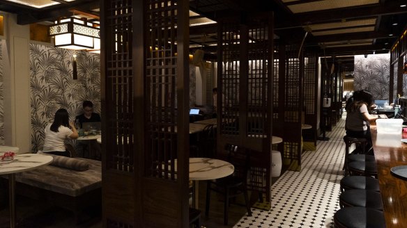 Nanyang Tea Club's interior has been inspired by Raffles Hotel in Singapore and the Eastern & Oriental Hotel in Penang.