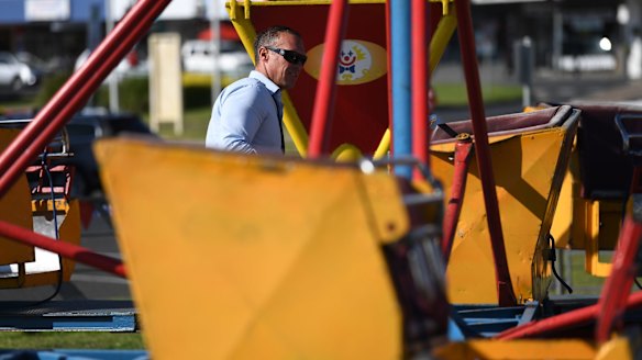 WorkSafe inspectors on the Cha Cha ride.