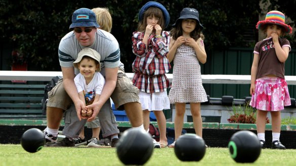 Petersham Bowling Club's bowling green is a beer garden in disguise.
