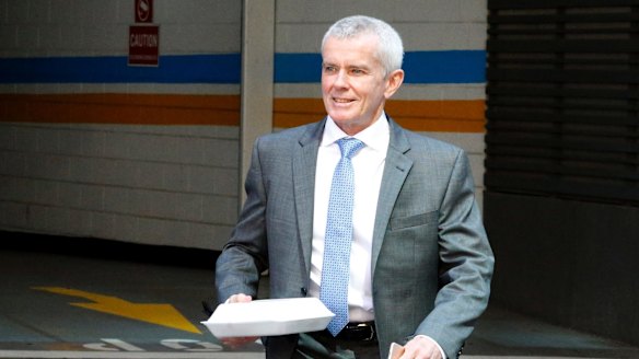 One Nation senator Malcolm Roberts leaves court last week.
