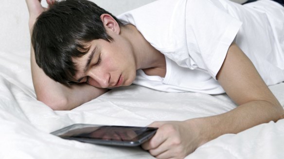 Teenagers' use of mobile devices is eating into their sleep.