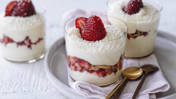 Adam Liaw's new spin on strawberries and cream.