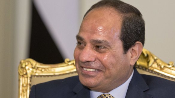 Shared values? Egyptian President Abdel-Fattah al-Sisi.