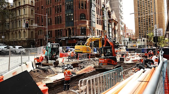 Spending on road and rail hit a cyclical low of about $19 billion in 2015-16.