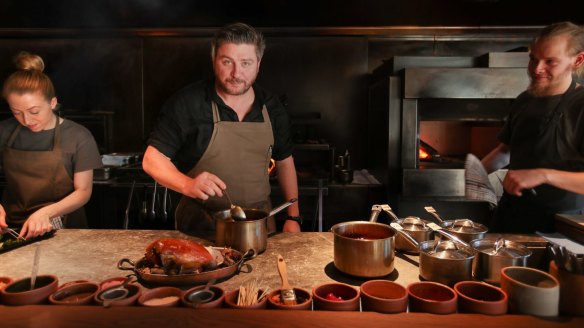 Matilda chef Scott Pickett says it will be a challenge to make his South Yarra restaurant profitable with 20 customers at a time,