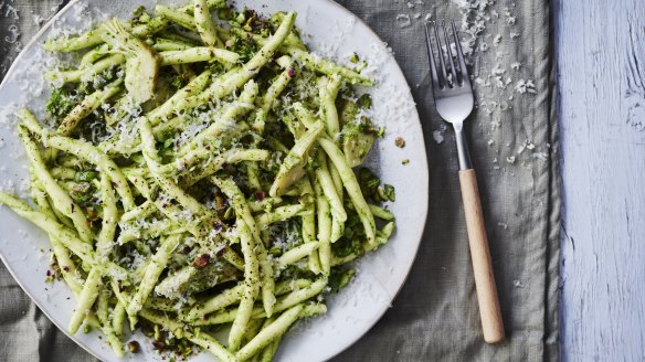 Super green pantry pasta. 