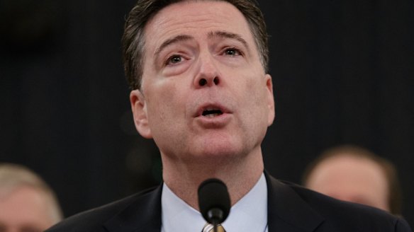 Former FBI Director James Comey.