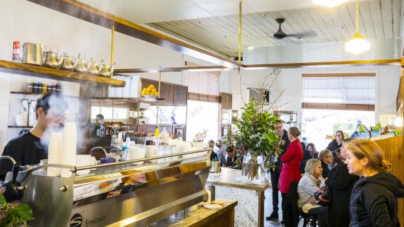 Old-school: Inside Barton Milk Bar in Hawthorn. 