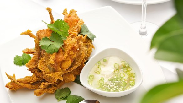 Soft shell crab at Sailors Thai in Sydney.