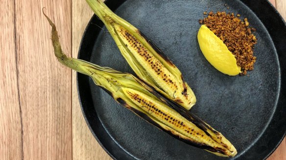 Coming soon to Sunda: grilled baby corn with fermented beancurd and typhoon shelter crumb.