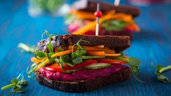 Try beetroot dip as an alternative spread on sandwiches (and watch what bread you use).