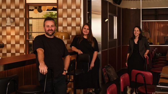 From left: Managing director Joss Jenner-Leuthart, head of operations Merilin Nogu and design and projects director Victoria Punch.