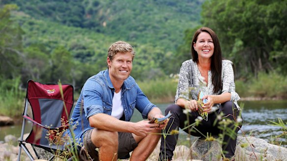 Hosts Dr Chris Brown and Julia Morris.