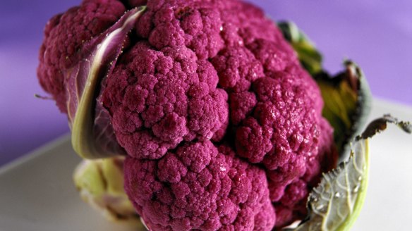 Eat your purples! Purple cauliflower.