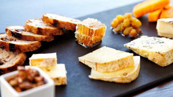 Dripping honeycomb is a newcomer to the cheeseboard.
