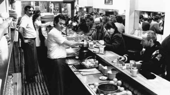 Inside Pellegrini's, 1989.