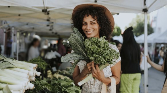 Conventionally grown leafy greens could have a higher risk of pesticide residue.