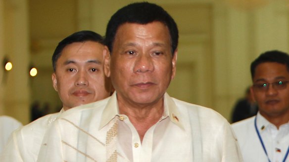 Philippine President Rodrigo Duterte.
