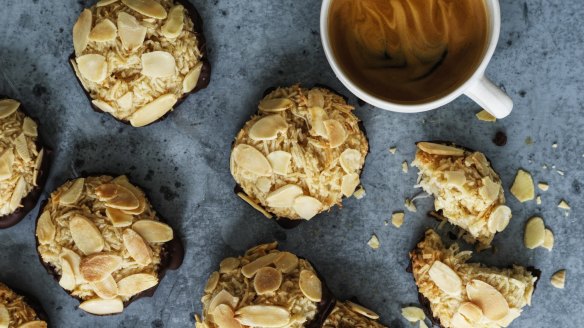 Coconut and almond macaroons.