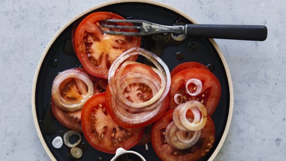 Japanese tomato salad.