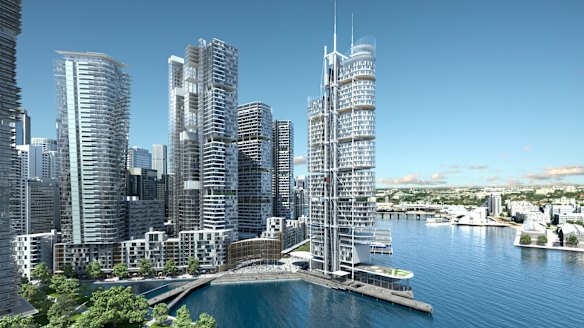 Barangaroo - a sign of Sydney showing off as a global city.