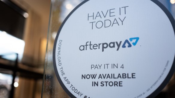 Users pay for 25 per cent of the bill up front and knock off the rest in fortnightly instalments with Afterpay.