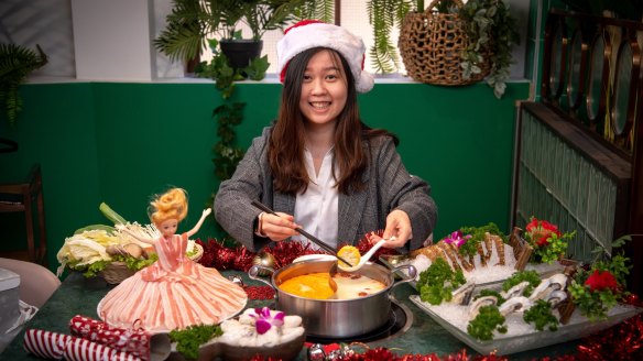 Christy Chen of  Jiyu Thai Hotpot says hotpot is a great way to get people around a table at Christmas.
