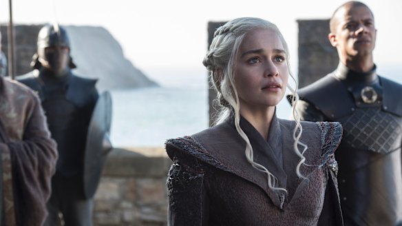 I'm home: Daenerys Targaryen (Emilia Clarke) returns to Dragonstone.