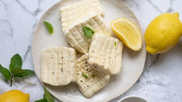 Make haloumi with OmNom's virtual cheesemaking classes. 