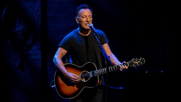 The Boss is by turns funny and self-deprecating, meditative and poetic as he tells his life story in words and song in Springsteen on Broadway.