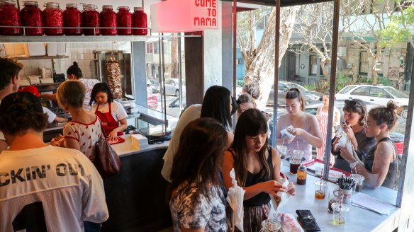 The slick hole-in-a-wall space holds 10 people if you fancy fiano with your falafel.