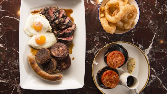 The mixed grill for two is a mixed blessing.
