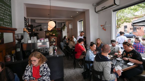 Neighbourhood gem: Corner cafe and wine bar Napier Quarter.