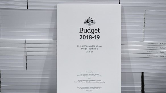 The government claims to have "turned the corner" on debt and deficit but the improvement will depend on some optimistic forecasts.