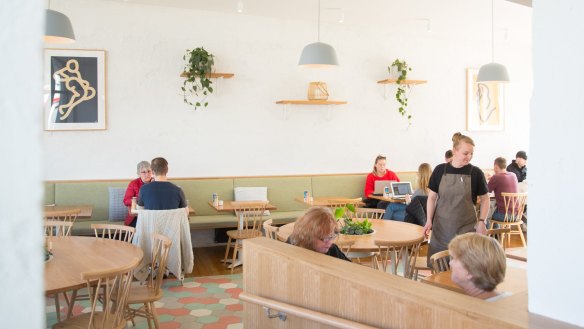 Scandi vibes: Inside Port of Call cafe in Sandringham.