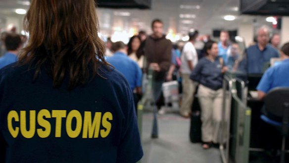 The illegal use of a traveller's phone has been referred to the AFP.