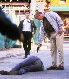 Richard Roxburgh in his role as Roger Rogerson in the original movie, Blue Murder.