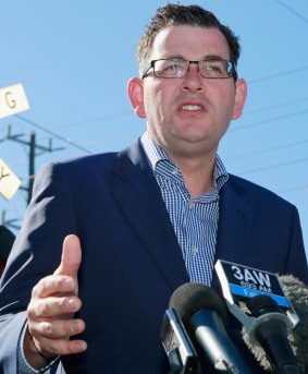 Talks loom: Premier Daniel Andrews has announced  the East West Link business case secrecy will end on on Monday.