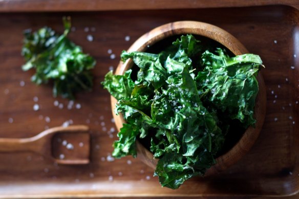 Kale chips are powerhouses of nutrients and vitamins.