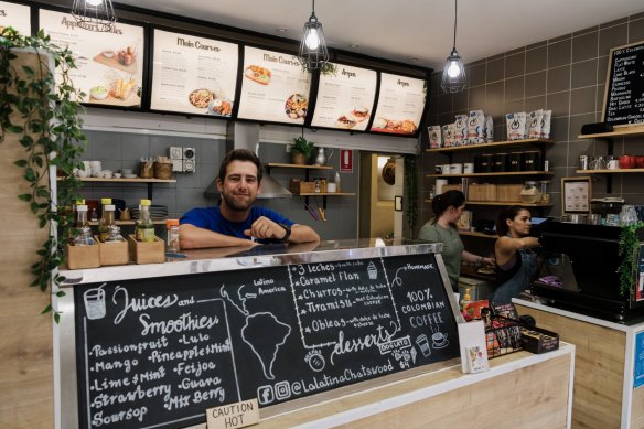 Co-owner Rafael Barrozzi at La Latina in Chatswood. 