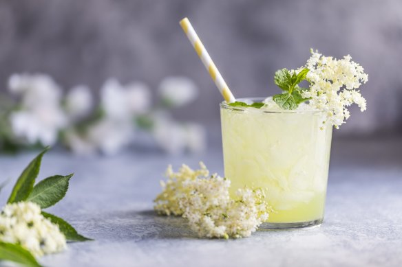 Elderflowers make delicious cordial that is exceptionally good with gin, ice and soda on a warm afternoon.